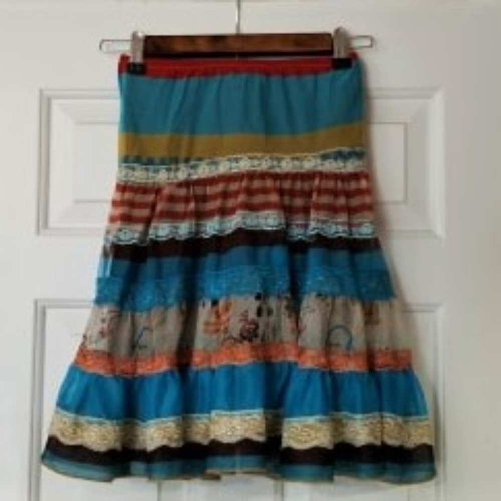 Mary-Kate & Ashley Lined Bohemian Skirt - XS (4/5)